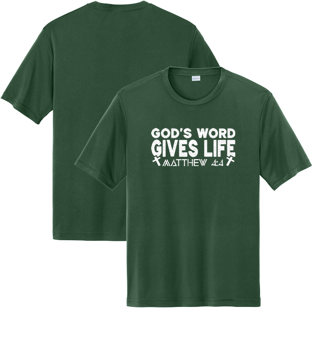 Performance Short Sleeve Tee for design 001036